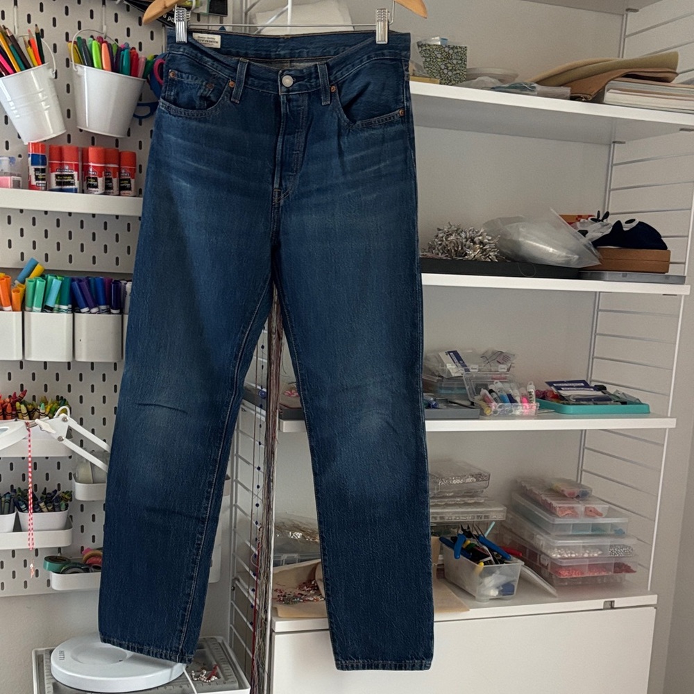 Levi's Women's Classic Blue Straight Leg Jeans